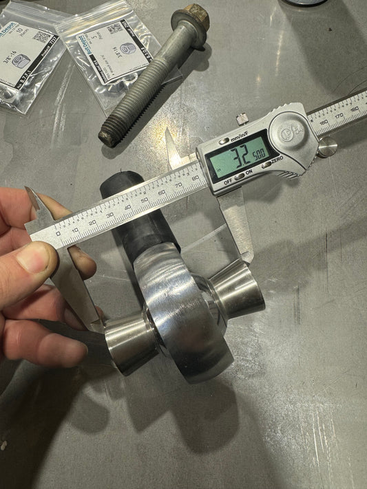 18mm bore 3.25” width misalignment heim spacer 1.25 heims