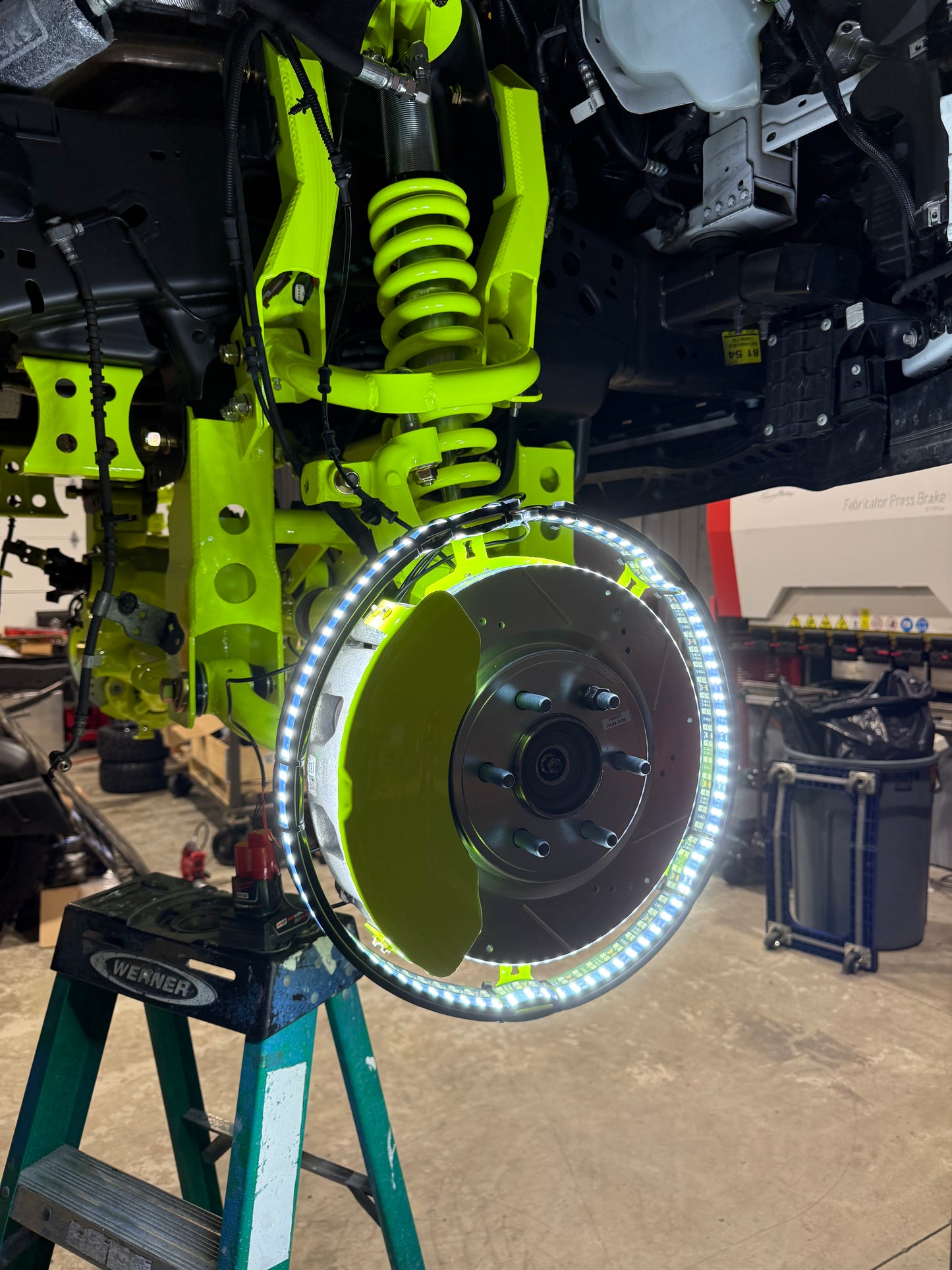 17-26 superduty f250/f350f450 diy led wheel ring bracket setup