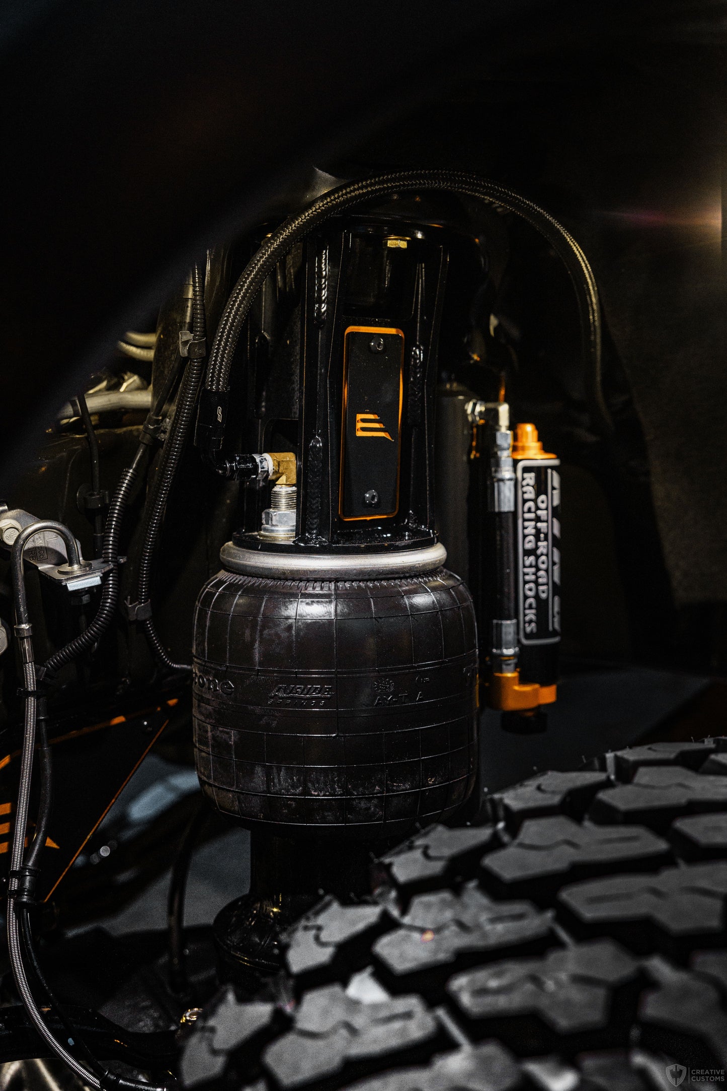 17-25 Ford F-450 5-6" Elevate Air ride kit