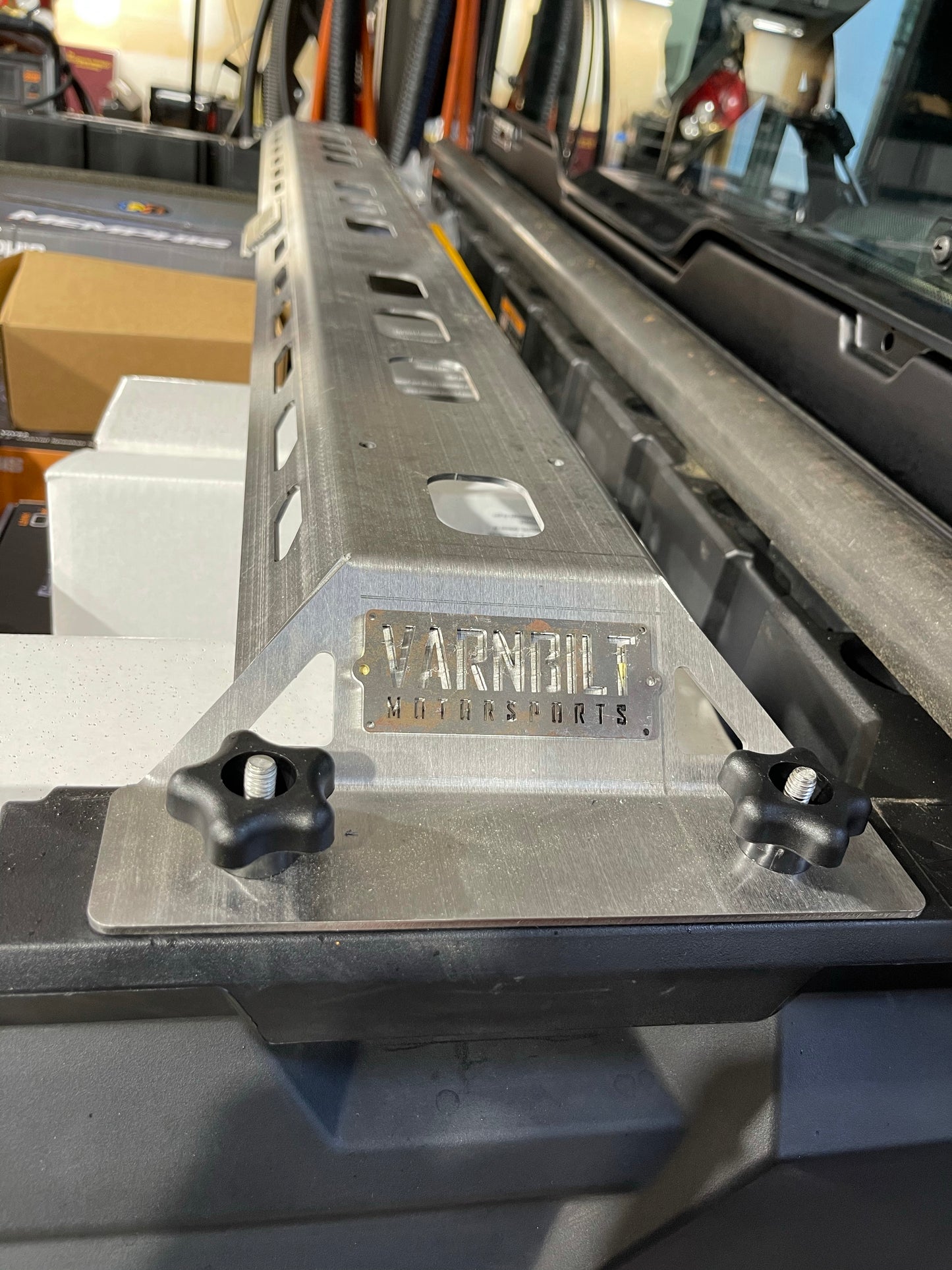 Polaris ranger bed mounted tower speaker rack