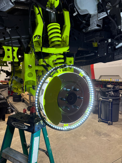 17-26 superduty f250/f350f450 diy led wheel ring bracket setup