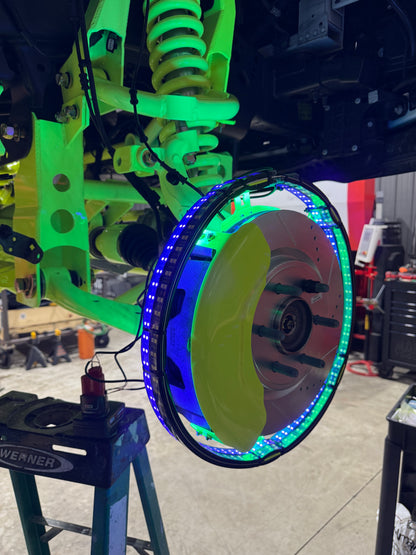 17-26 superduty f250/f350f450 diy led wheel ring bracket setup