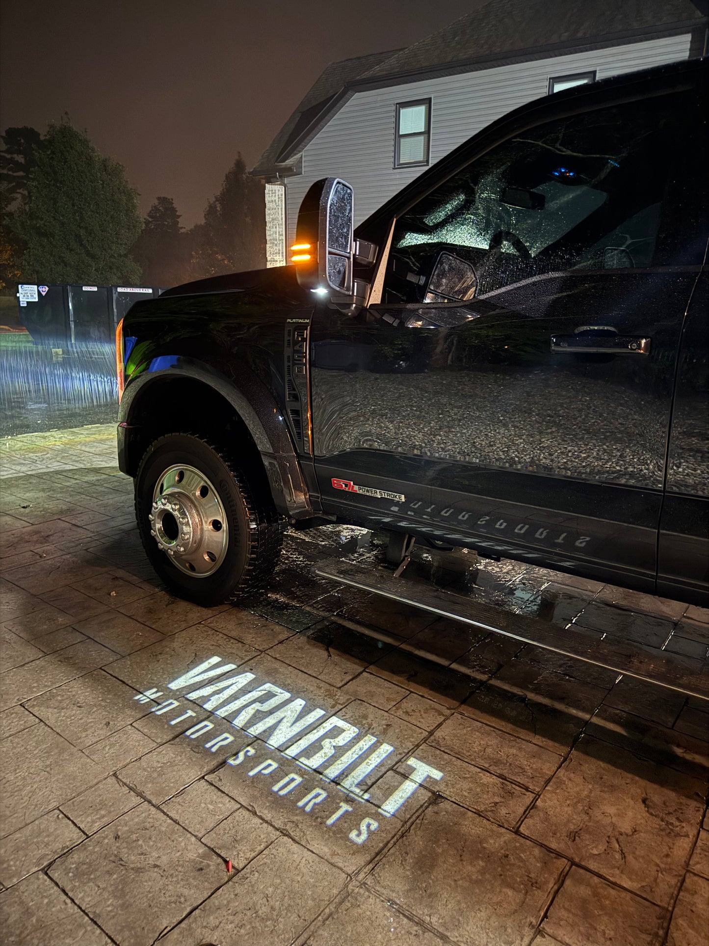 17-26 Superduty custom logo mirror puddle light F250/F350/F450/F550
